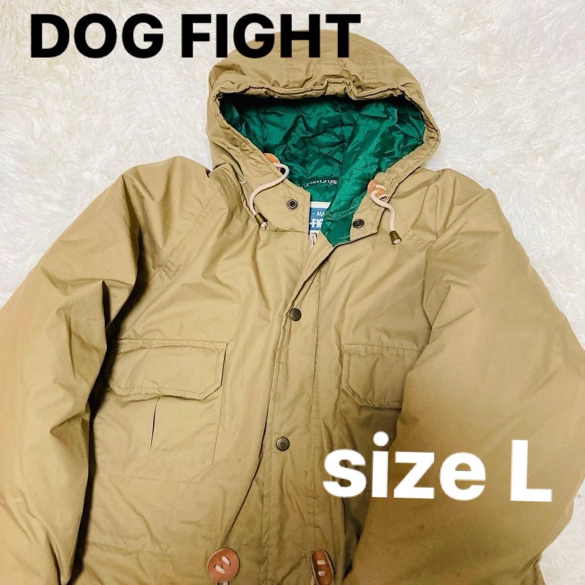 DOG FIGHT ドッグファイト メンズ ダウンジャケット Lサイズ ダウンコート ダウンジャンパー