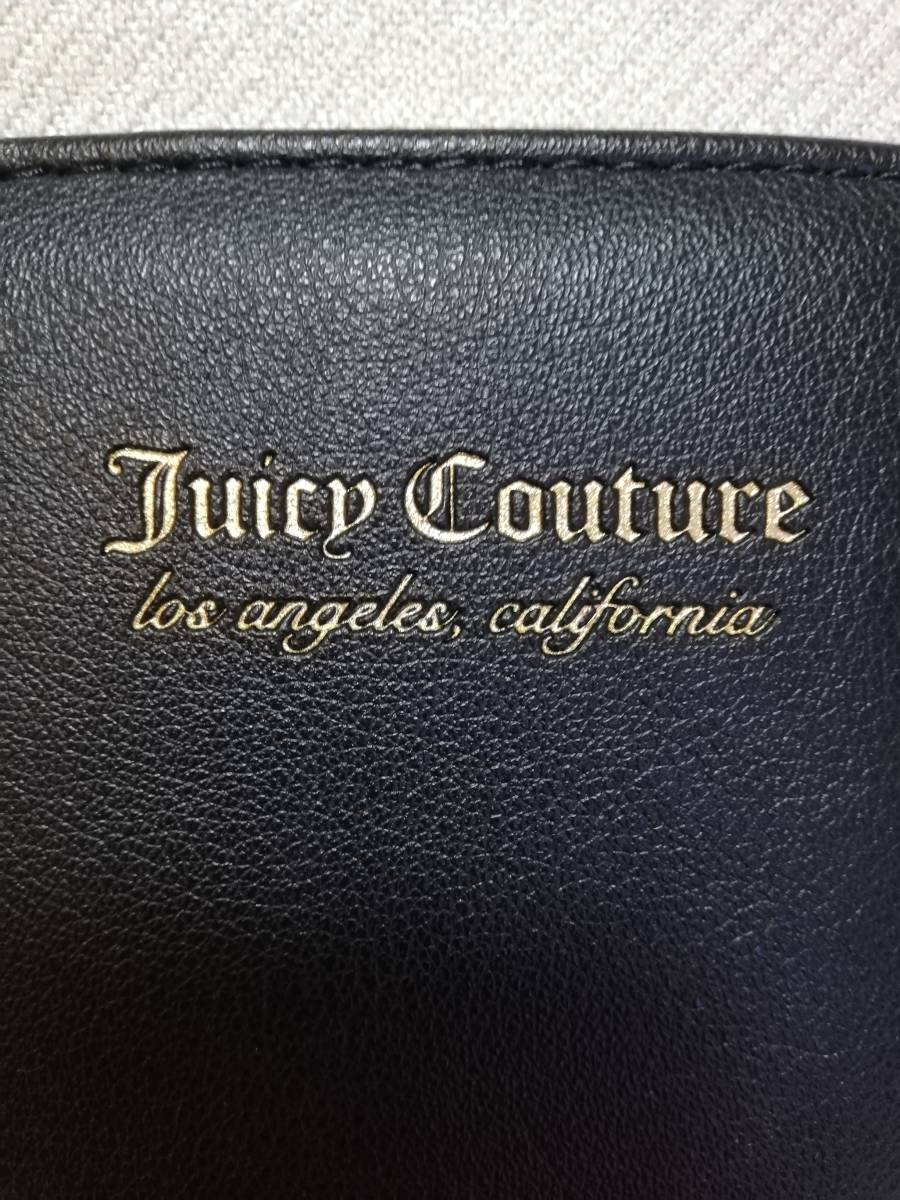 新品未使用 ジューシークチュール パスポートケース & ネームタグ セット ブラック/ゴールド 黒/金 JUICY COUTURE プレゼント 誕生日_画像3