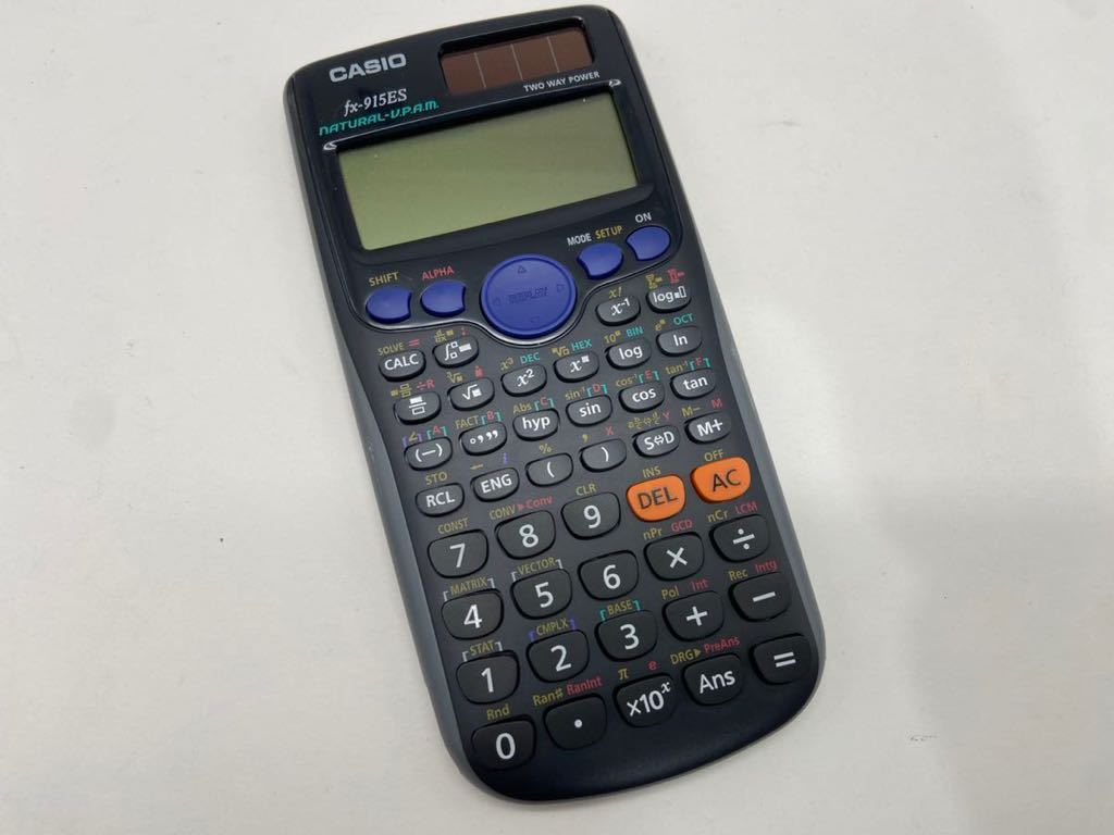 △△【売り切り】CASIO カシオ 関数電卓 微分積分 計算機 fx-915ES _画像2