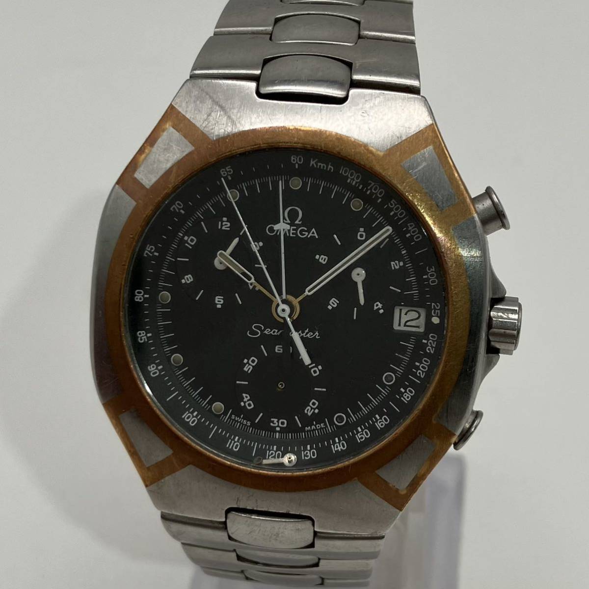 ■【売り切り】OMEGA（オメガ）メンズ腕時計 シーマスター ポラリス QZ_画像1