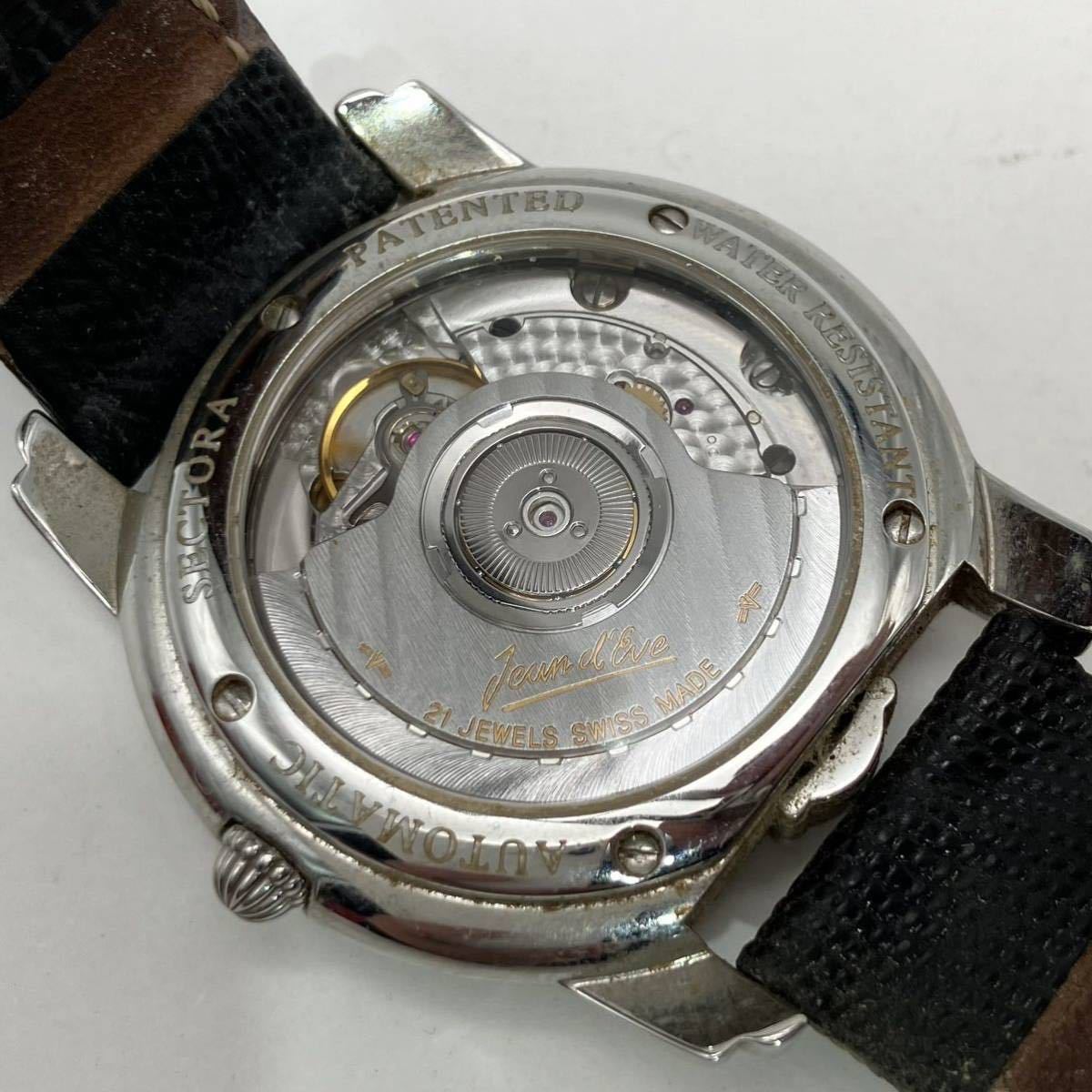 ■【売り切り】Jeand' Eve（ジャンイブ）腕時計 SECTORA セクトラ 自動巻き_画像5