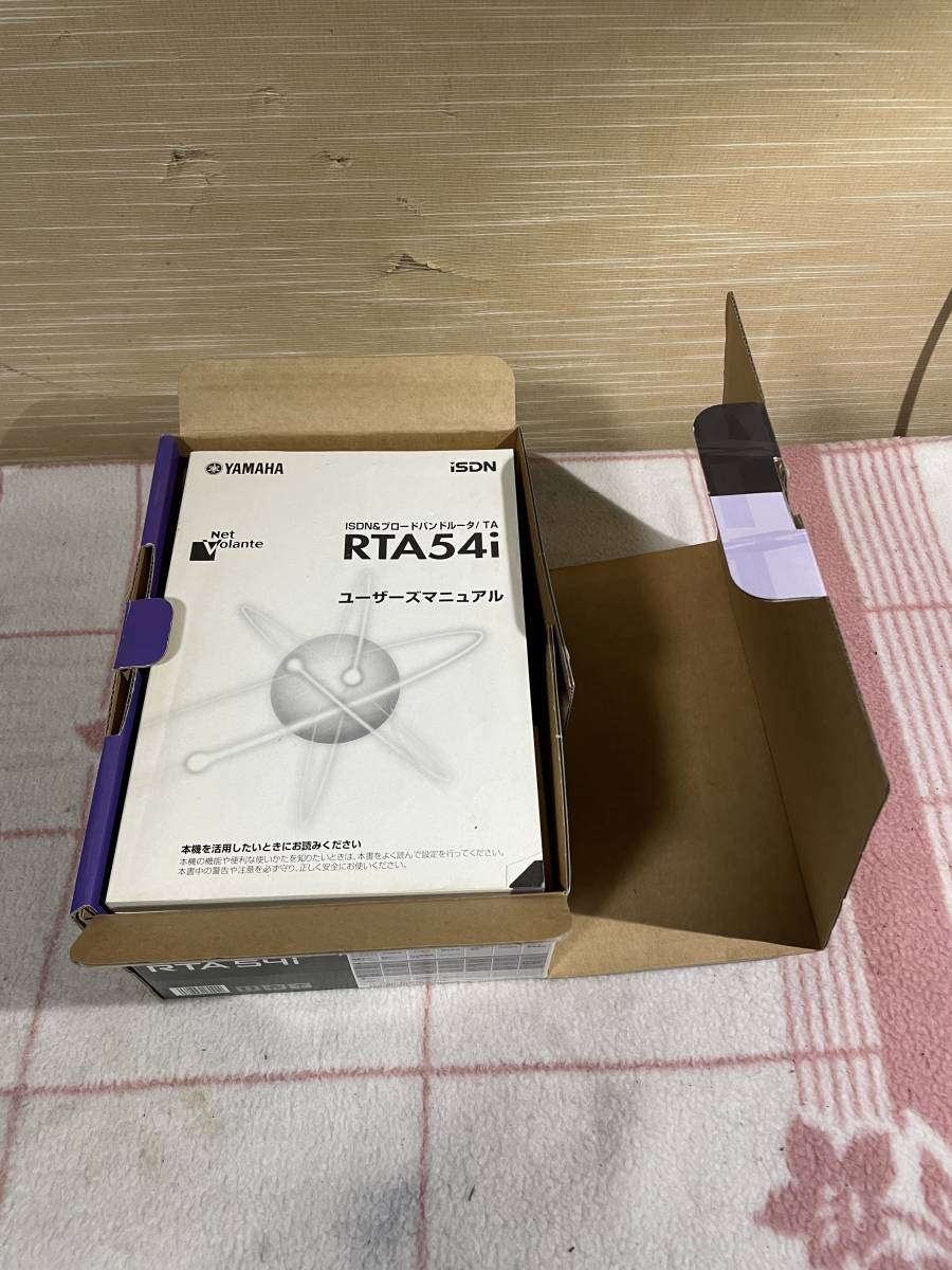 R6011005　YAMAHA ISDNブロードバンドルーター TA　RTA54i ISDN 取扱説明書 ACアダプター _画像2