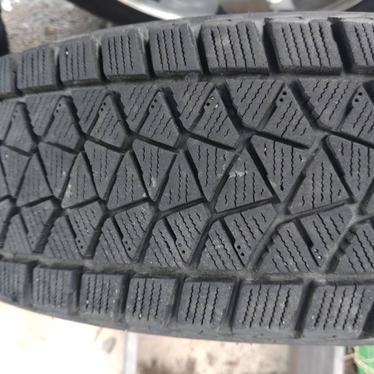 175/80R15ブリヂストンガリ傷なし三菱純正アルミホイールパジェロミニ4本セットの画像9