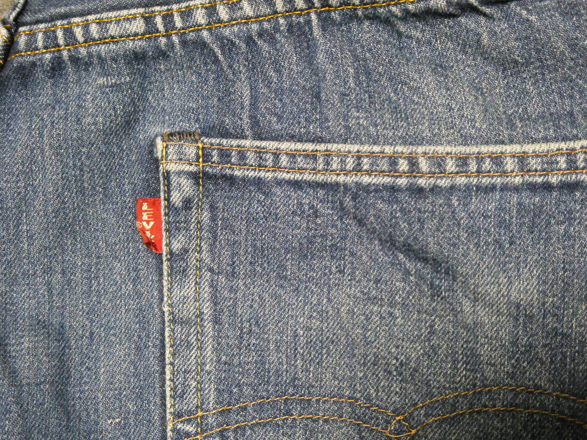 USED加工品:LEVI’S 501XX BIG-E 66年モデル 復刻 ストレート W33 L34 リーバイス _画像5