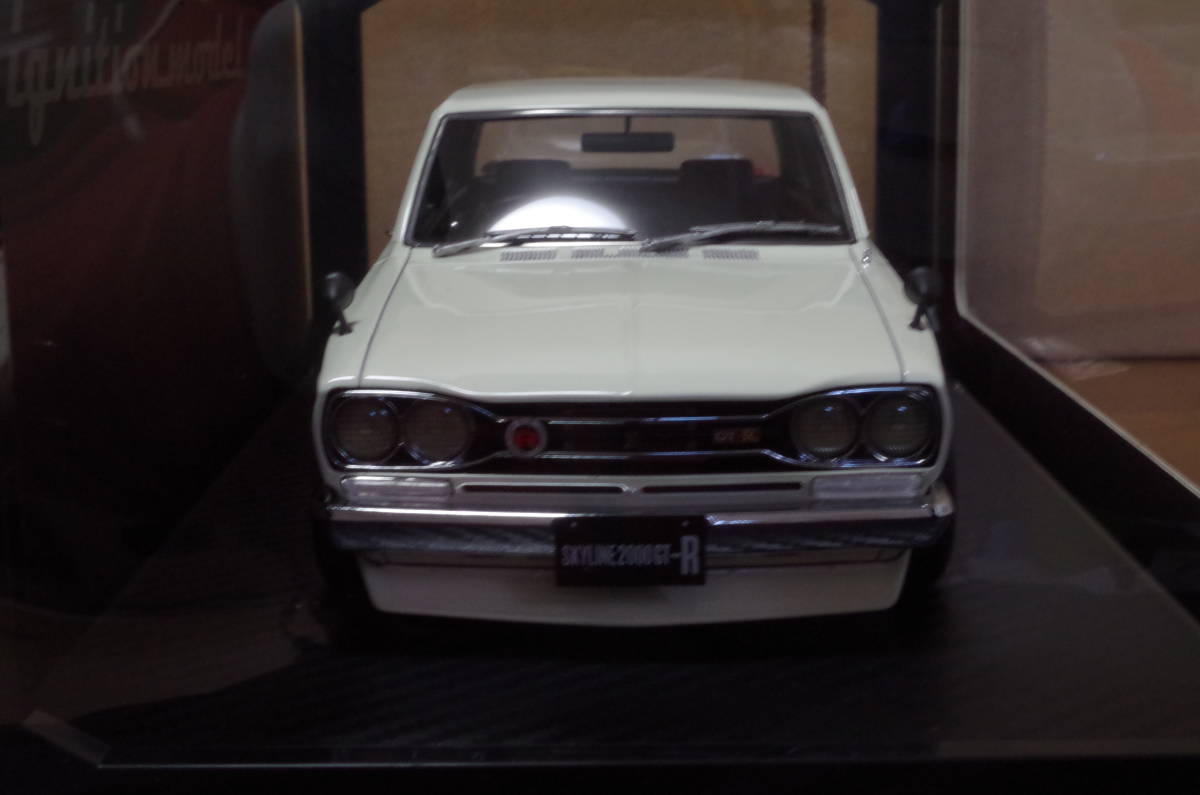 IG 1/18 Nissan Skyline 2000 GT-R (PGC10) White ホワイト IG1784 現状品 ignition model イグニッションモデル スカイライン ハコスカ_画像3