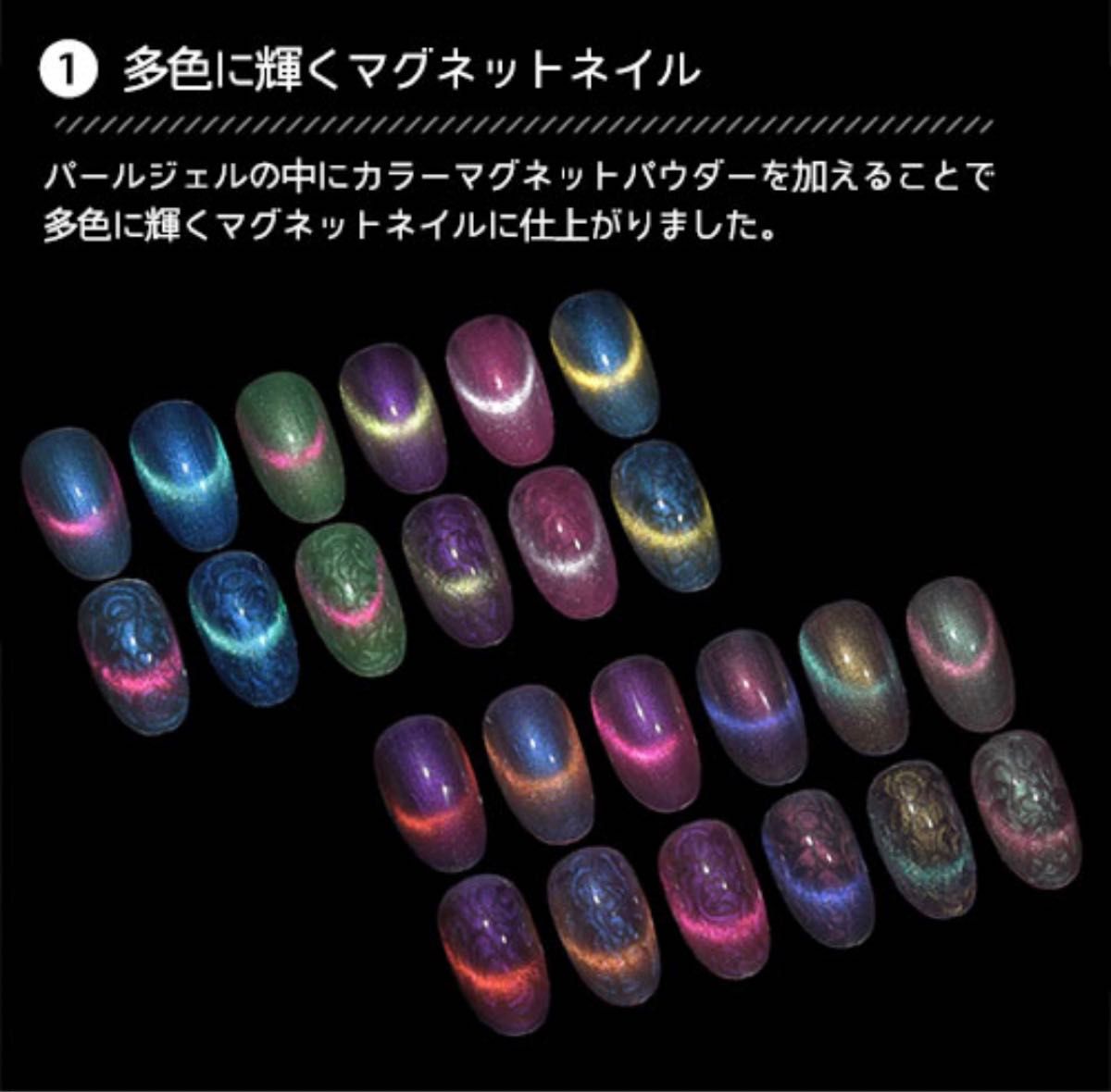 【定価9000円】12本セット　偏光　マグネット 　ジェル　ネイル ギャラクシー　ネイル工房　moon light jel