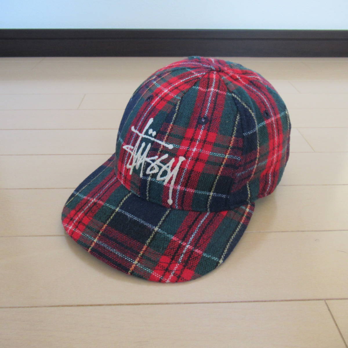 レア stussy ステューシー チェック柄 バケットハット ビンテージ - 帽子