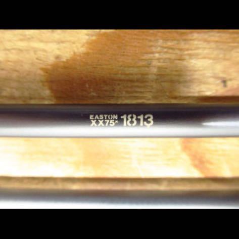 弓道 弓矢 EASTON イーストン XX75 1813 ジェラルミン矢 20本 全長約96cm 重さ23g おまけ矢筒付き _画像2