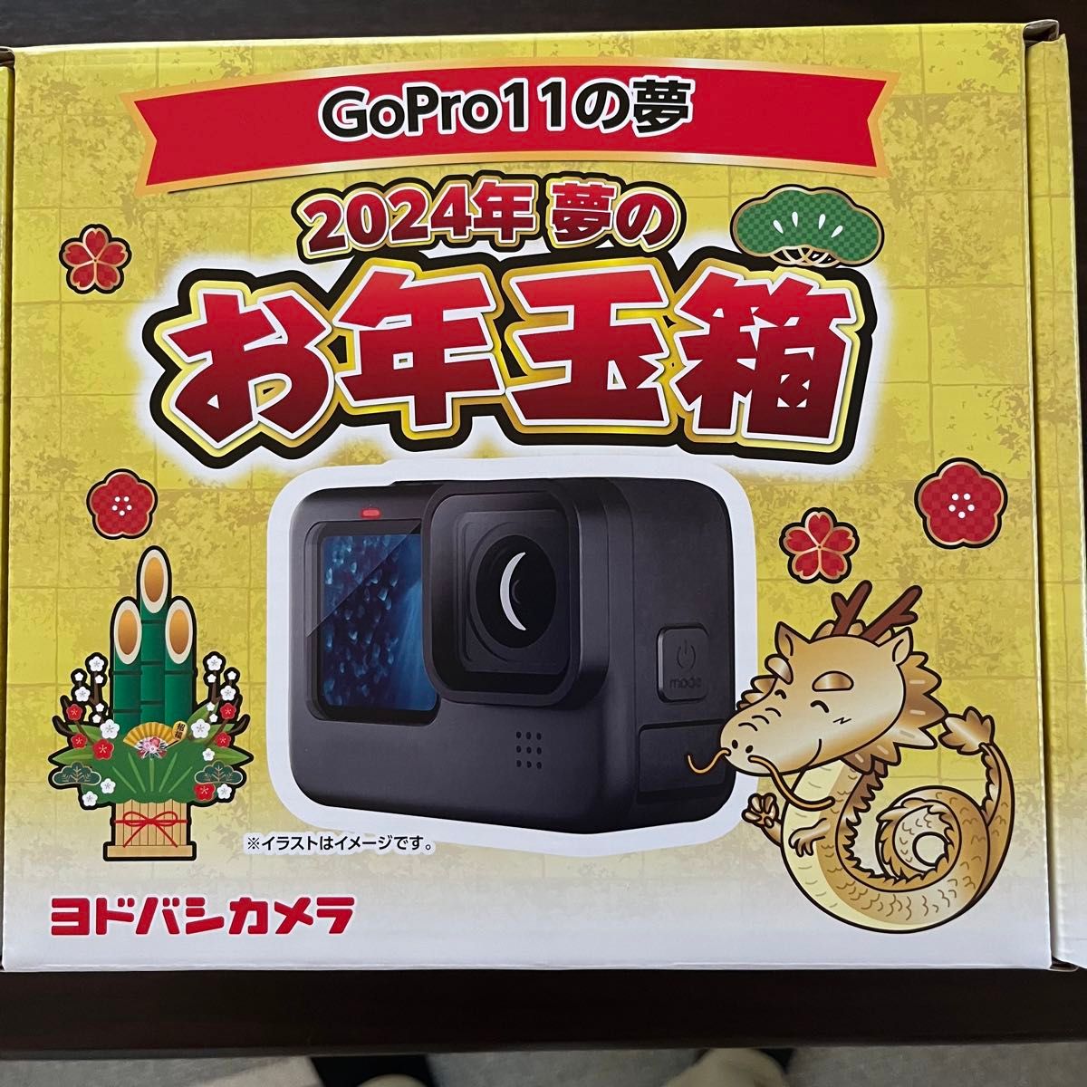 GoPro11 ヨドバシカメラ 福袋 2024年 夢のお年玉箱 保証書 GoPro11 ヨドバシカメラ 福袋 2024年 夢のお年玉箱 保証書