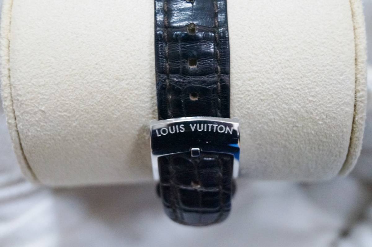 ■ очень популярный  ■LOUIS VUITTON ... часы  Q1211  оригинальный  кейс  *   коробка  включено 