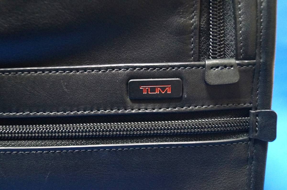 ■美品■TUMI 96102DH 2輪レザーキャリーバック_画像5