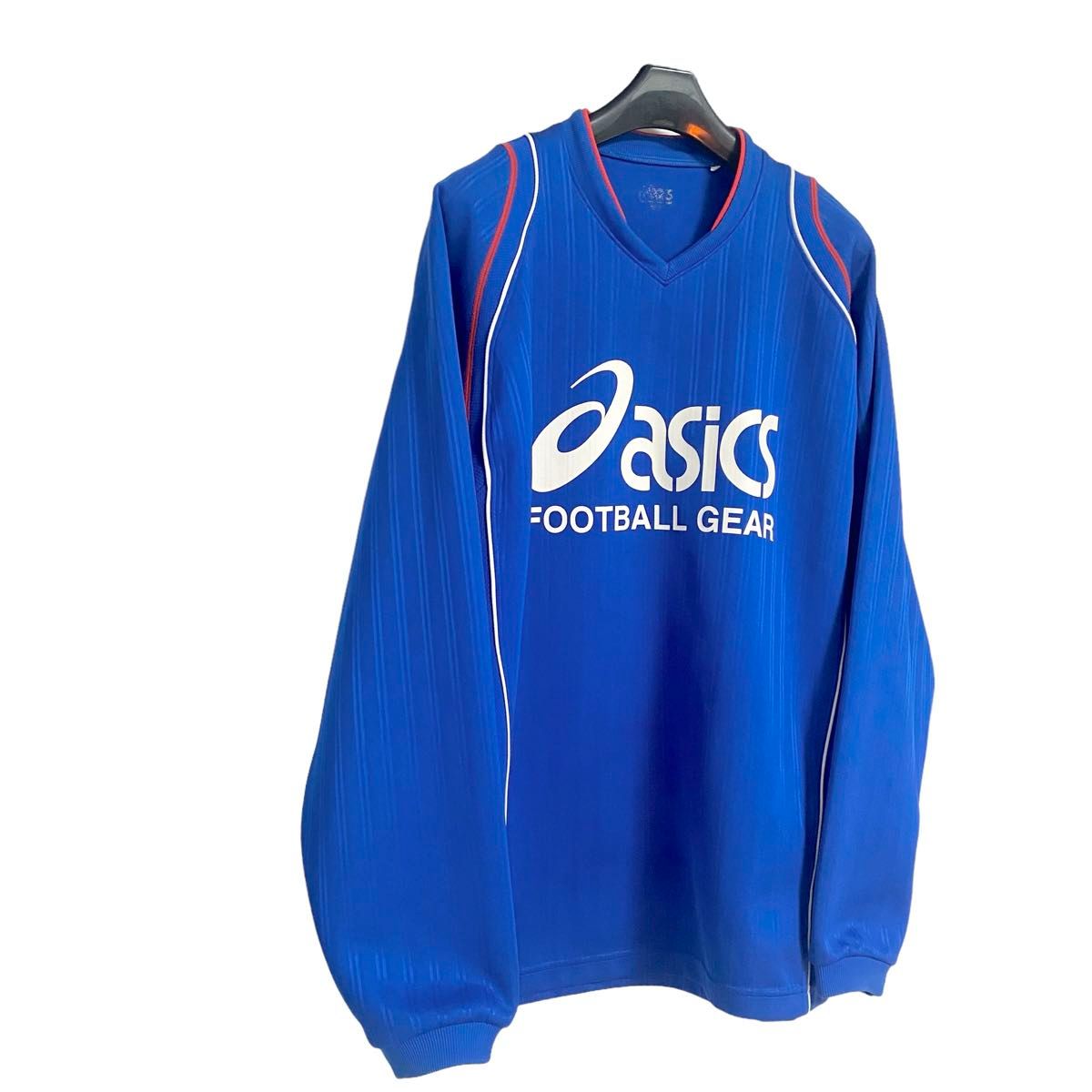 美品asicsアシックス football gear フットボールギア 青 M 美品asicsアシックス football gear フットボールギア 青 M