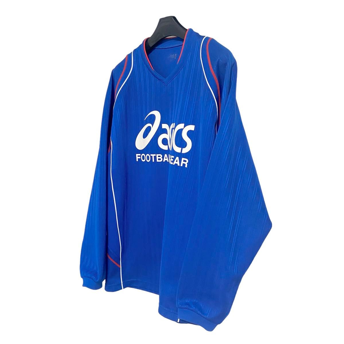 美品asicsアシックス football gear フットボールギア 青 M 美品asicsアシックス football gear フットボールギア 青 M