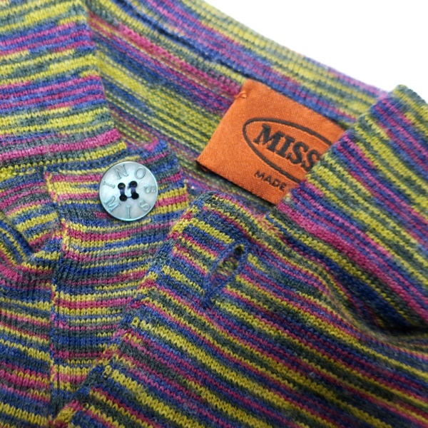 MISSONI ミッソーニ マルチカラー メンズ セーター【送料無料】中古品 used AB_画像4