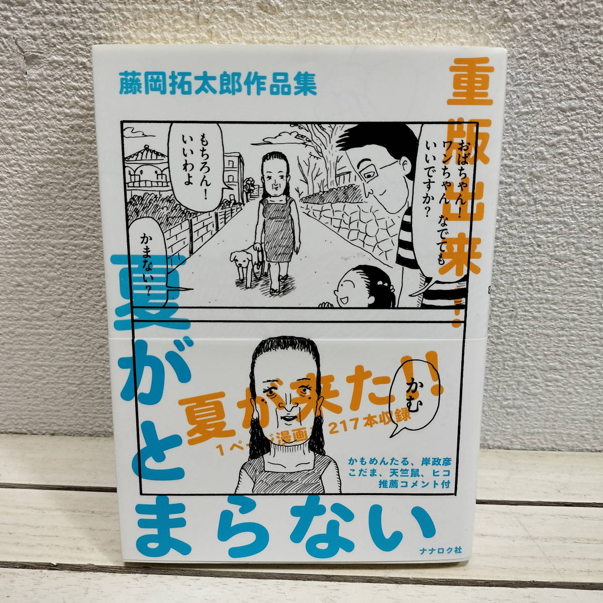 即決アリ！送料無料！ 『 夏がとまらない 藤岡拓太郎作品集 』◆ 藤岡拓太郎 / 1ページ ギャグ_画像1