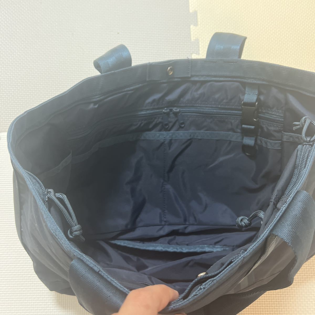 新品未使用 ブリーフィング トートバッグ ネイビー BRIEFING DISCRETE TOTE SM MW NAVY ミリタリー バッグ リュック ディスクリート