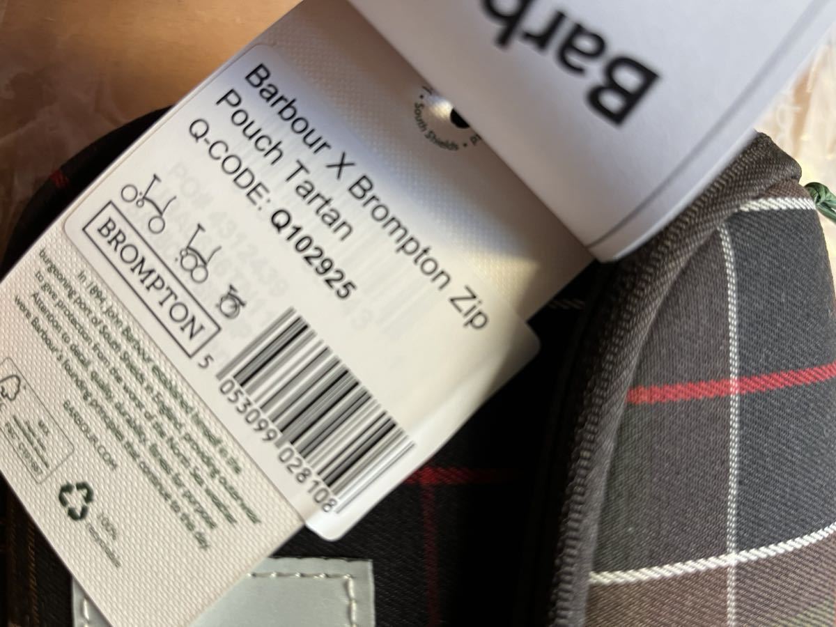 新品 未使用 Barbour × Brompton Zip Pouch ブロンプトン 新品 未使用 Barbour × Brompton Zip Pouch ブロンプトン