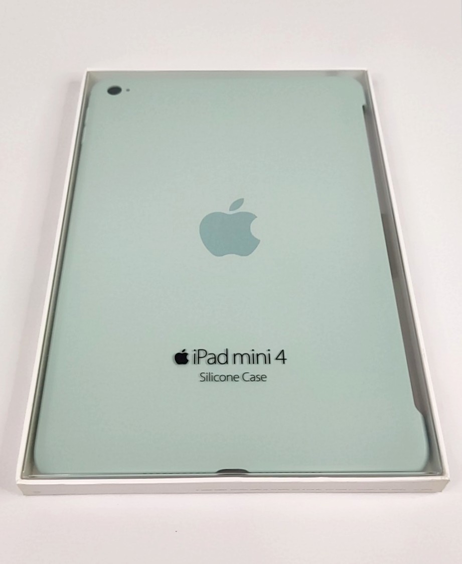 【送料無料】Apple 純正 iPad mini4 用 シリコーンケース ターコイズ MLD72FE/A Turquoise アップル シリコンカバーの画像1