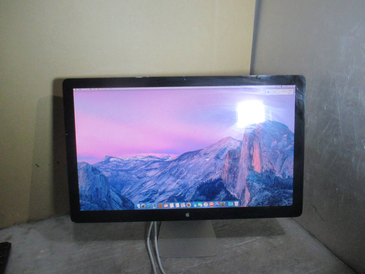 [G3-2/A61113-1]★Apple Thunderbolt Display A1407 27インチ液晶モニター 2560x1440★_画像1