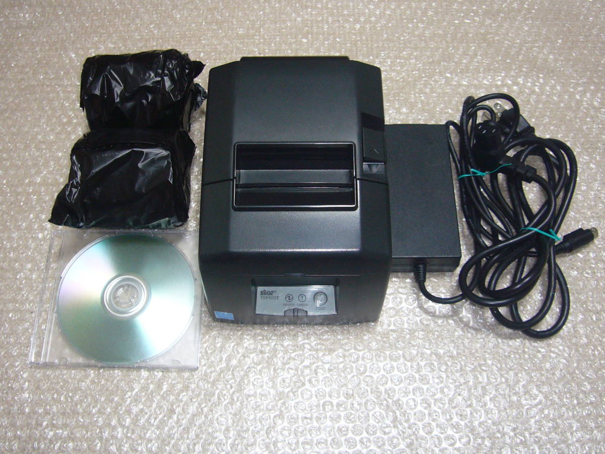 Star TSP650Ⅱ bluetooth 654IIBI1J1 他社電源 80mmロール紙2個 Star TSP650Ⅱ bluetooth 654IIBI1J1 他社電源 80mmロール紙2個