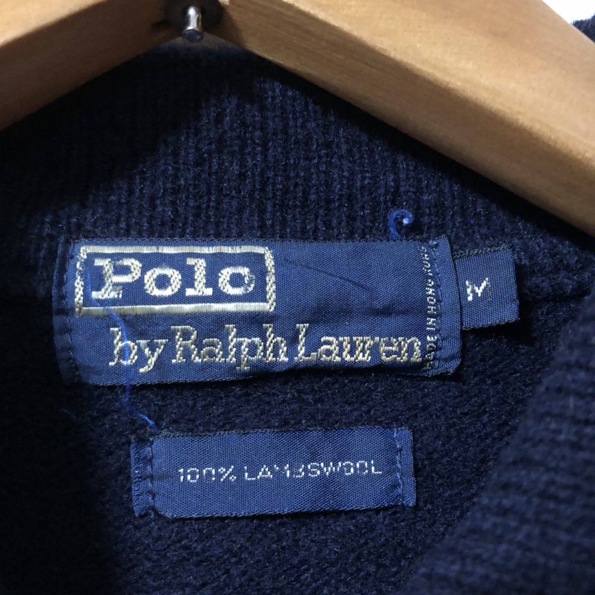 90s POLO RALPH LAUREN ラルフローレン ニット ポロシャツ ボーダー ゴルフ セーター vintage ヴィンテージ POLO ナイガイ_画像3