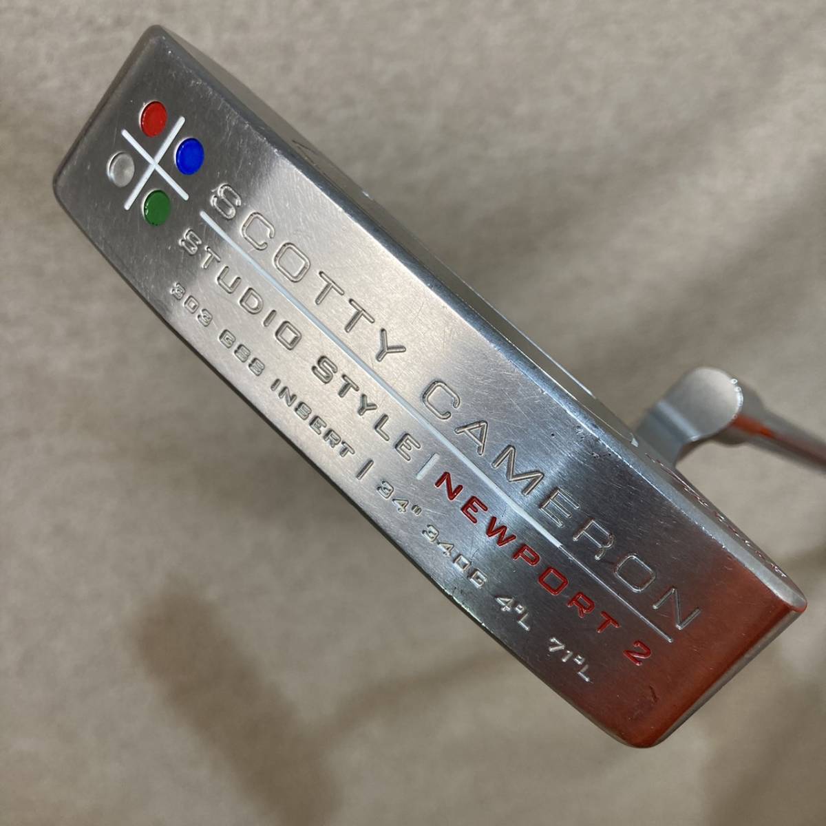 タイトリスト Titleist スコッティキャメロン SCOTTY CAMERON STUDIO STYLE NEWPORT2 スタジオスタイルニューポート2 パター_画像1