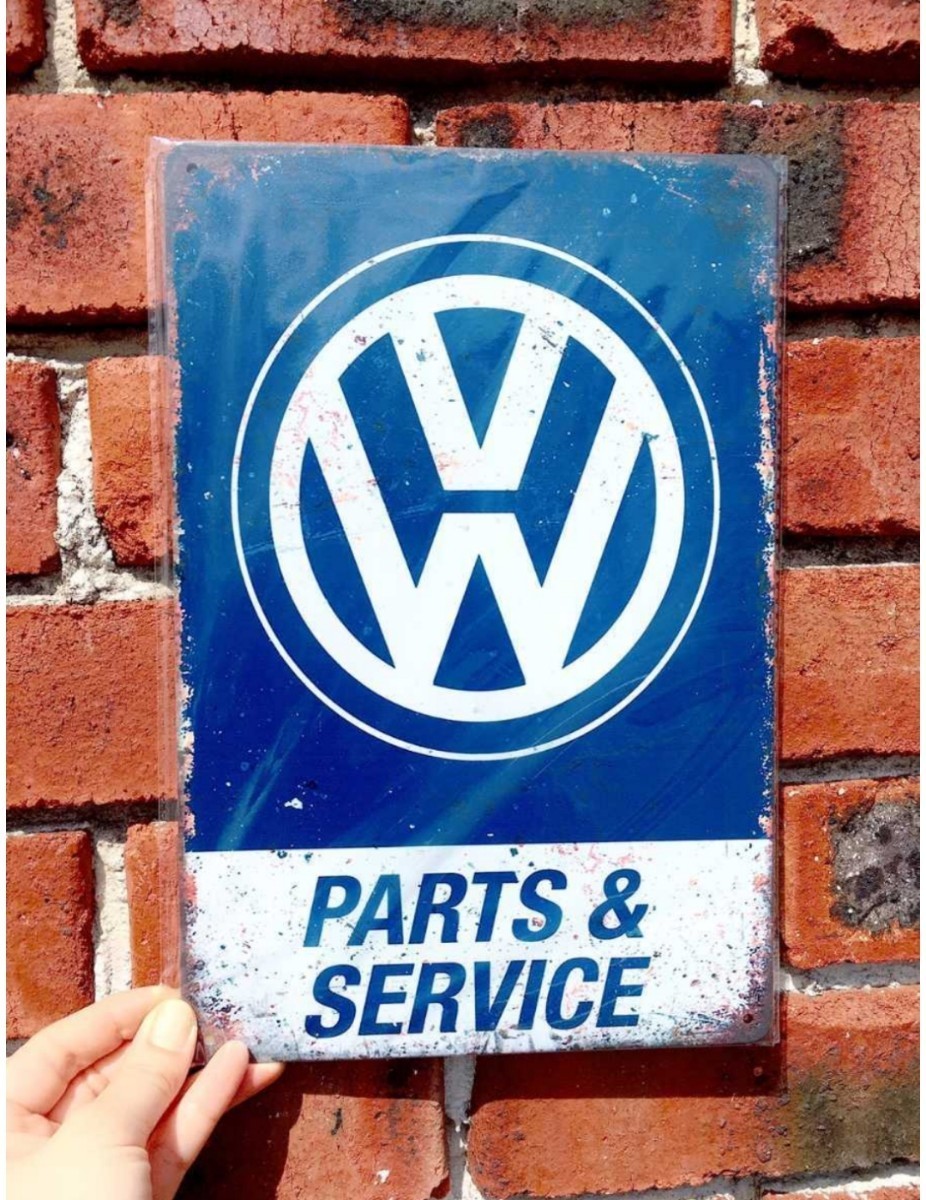  Vintage Volkswagen retro signboard garage tin plate signboard 