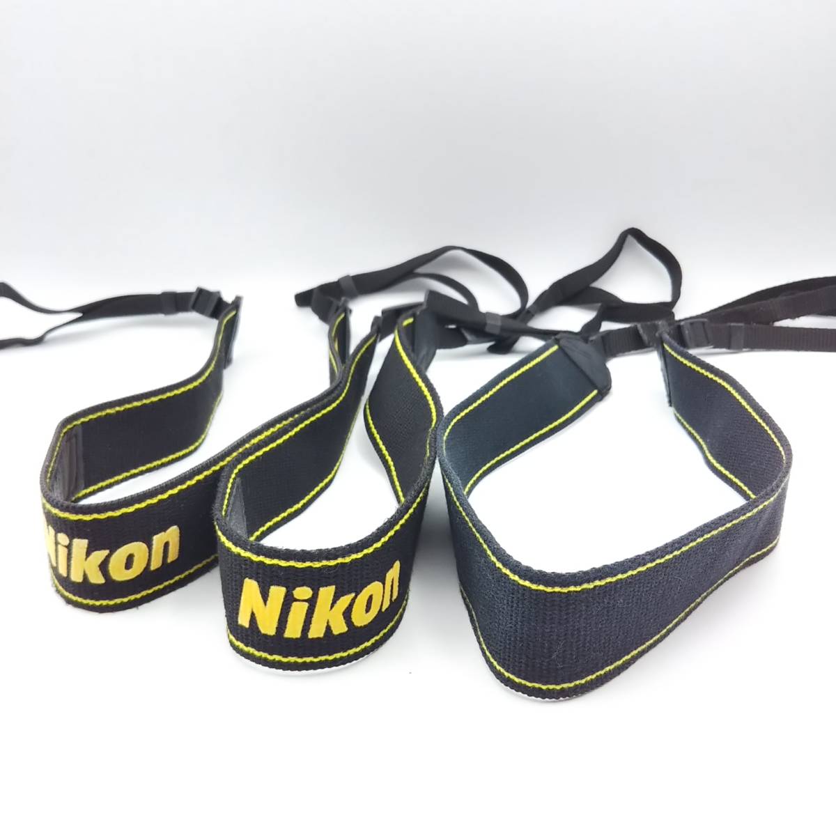 L1083 Nikon　純正　カメラストラップ　3本セット　一眼レフ用　ワイドストラップ ニコン_画像7