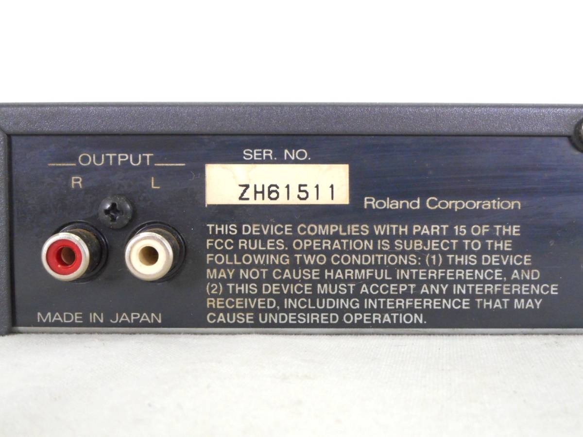 Roland ローランド SOUND Canvas サウンドキャンバス SC-55ST MIDI音源モジュール アダプタ付 音響機器 機材 DTM コンパクト_画像8