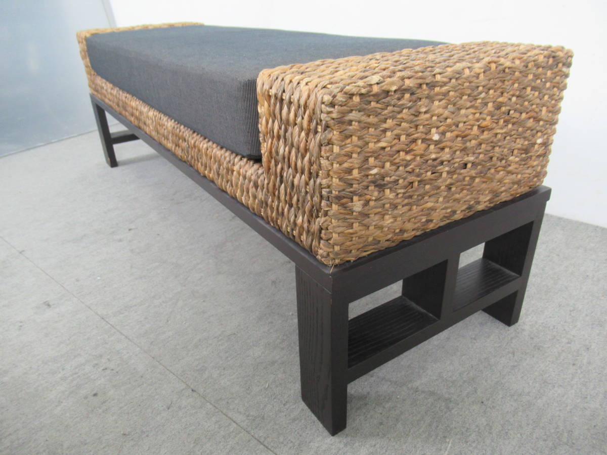kwaieto Hour z Tokyo мебель вода гиацинт bench W1400 Asian вкус шероховатость способ 