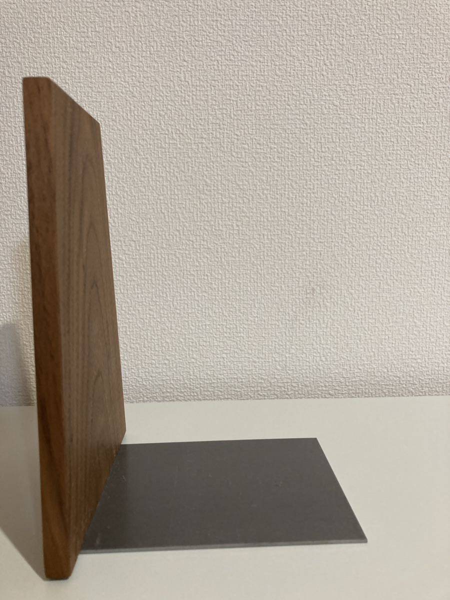 【美品】グリニッチ　ブックエンド　ウォルナット／greeniche Book End Walnut　１点　日本製_画像3