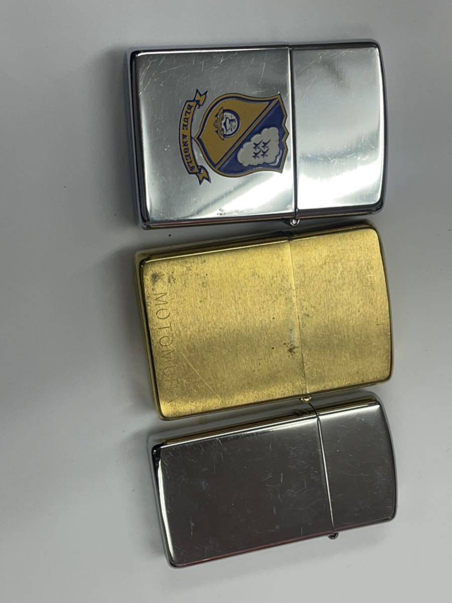 ZIPPO ジッポー オイルライター 3個　ブルーエンジェルス　Blue Angels ミスタードーナツ、サイパン　Saipan_画像6