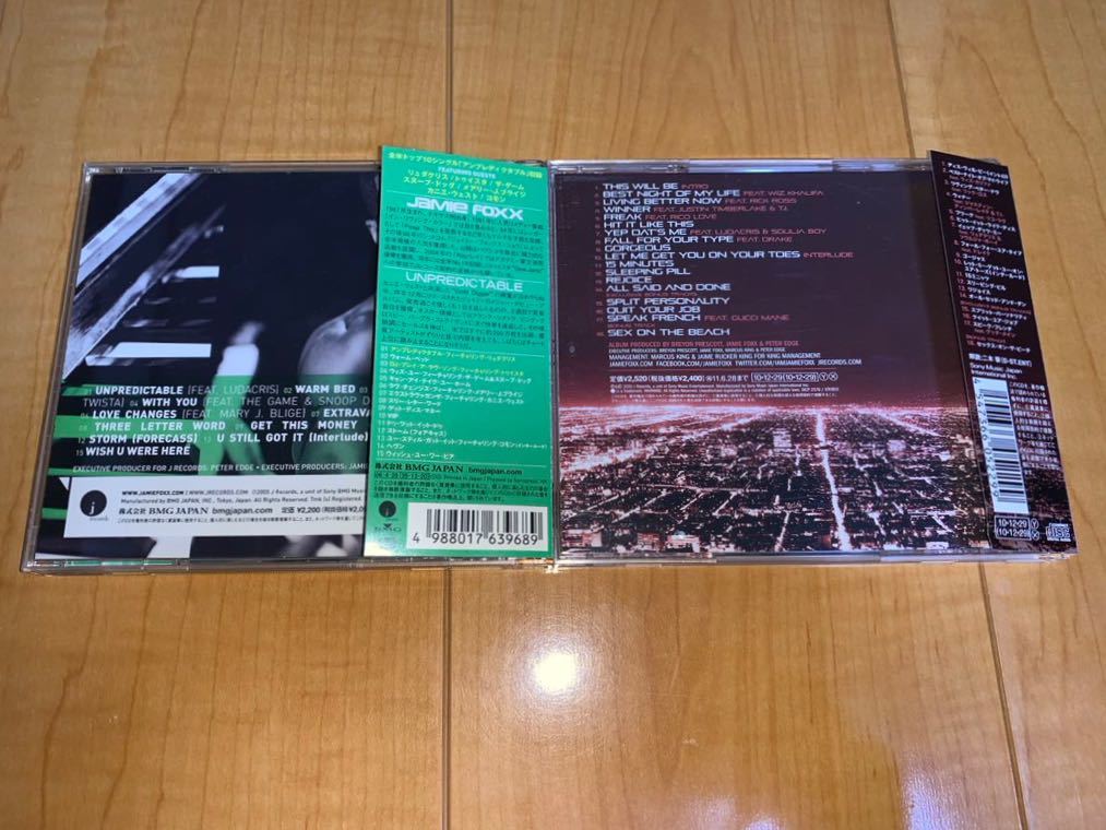 【国内盤帯付きCD】Jamie Foxx アルバム2枚セット / ジェイミー・フォックス / Unpredictable / Best Night Of My Life_画像2