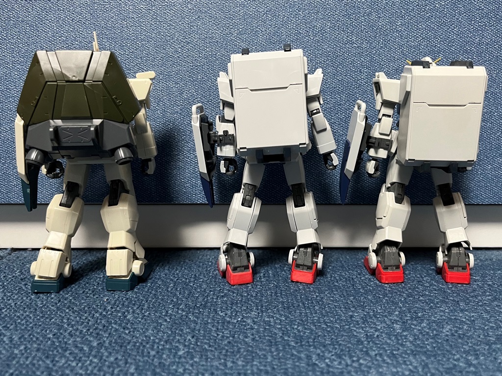 HGUC 1/144 第08MS小隊 ①RX-79[G]Ez-8 ②③RX-79[G]GROUND TYPE 2体 素人組立 計3体セット_画像2