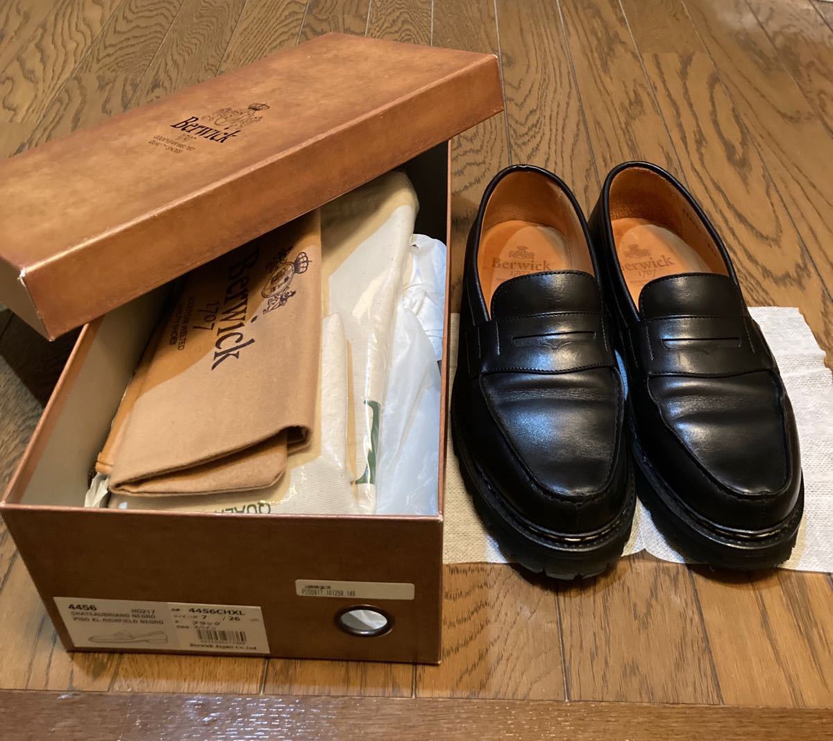 箱付き美品】ローファー Berwick バーウィック ローファー 4456 箱付き美品】ローファー Berwick バーウィック ローファー 4456