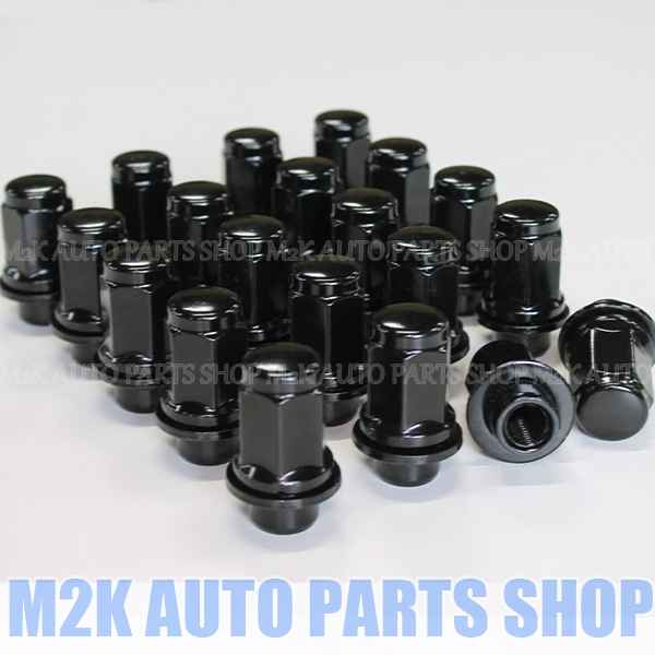  wheel nut 20 piece flat seat nut Toyota original wheel for strut nut 47mm P1.5 21HEX Prius Crown black nut 