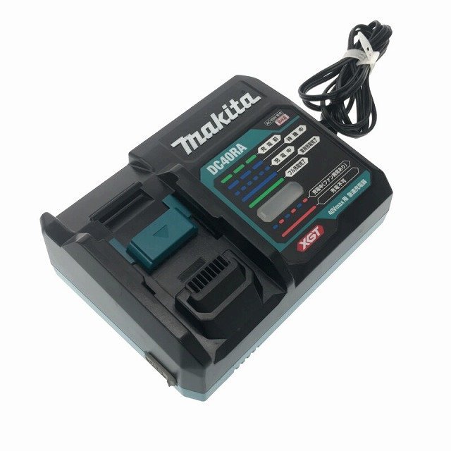 ☆中古品☆makita マキタ 40Vmax用 急速充電器 DC40RA リチウムイオンバッテリー用 バッテリーチャージャー 83652_画像2