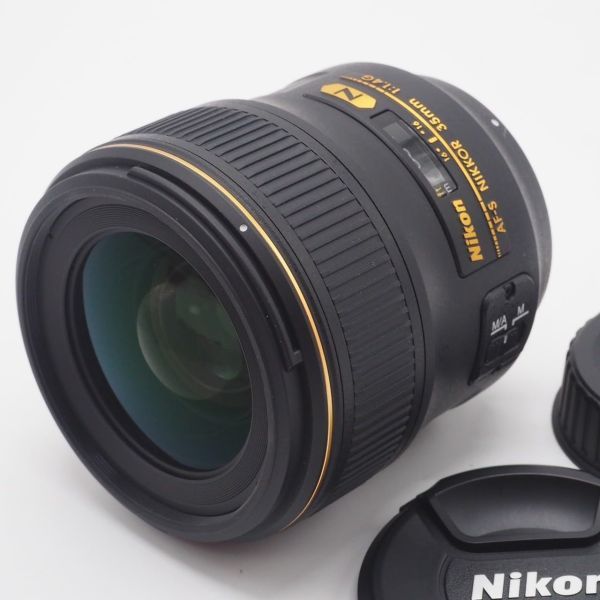 ■ほぼ新品■ Nikon ニコン 単焦点レンズ AF-S NIKKOR 35mm f/1.4G フルサイズ対応の画像1