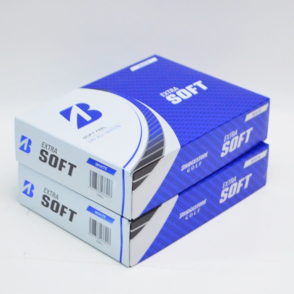  2ダース(24個)セット 新品 ブリヂストン エクストラソフト ゴルフボール XCＷXJ ホワイト 12個入り×2箱 Bridgestone EXTRA SOFT_画像2
