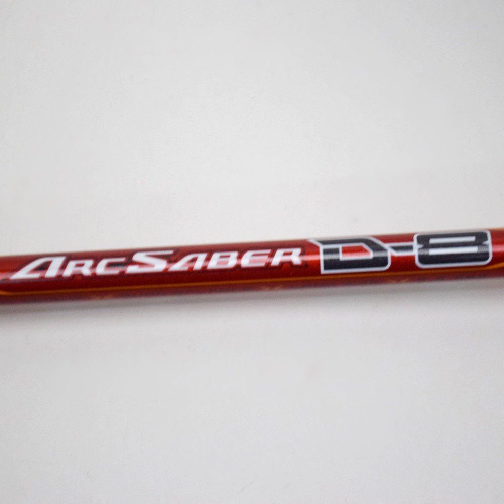 良品 YONEX ARCSABER D-8 バトミントンラケット 全長約67cm グリップサイズ5 ソフトケース付属 ヨネックス アークセイバー_画像4