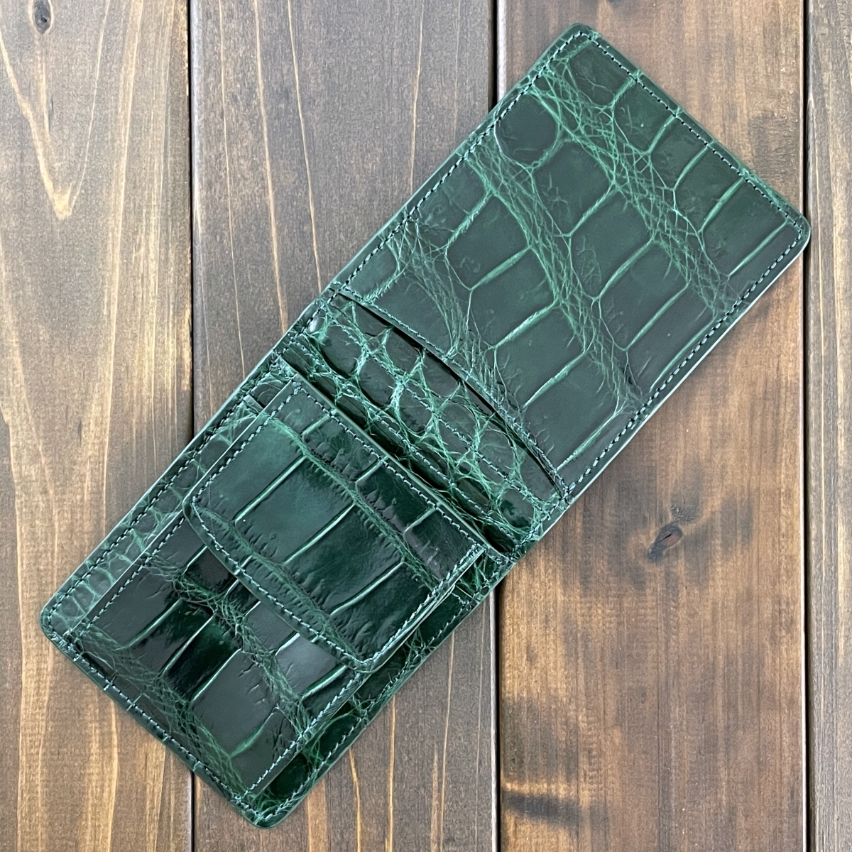 CROCODILE クロコダイル マネークリップ 無双 ダークグリーン CROCODILE クロコダイル マネークリップ 無双 ダークグリーン
