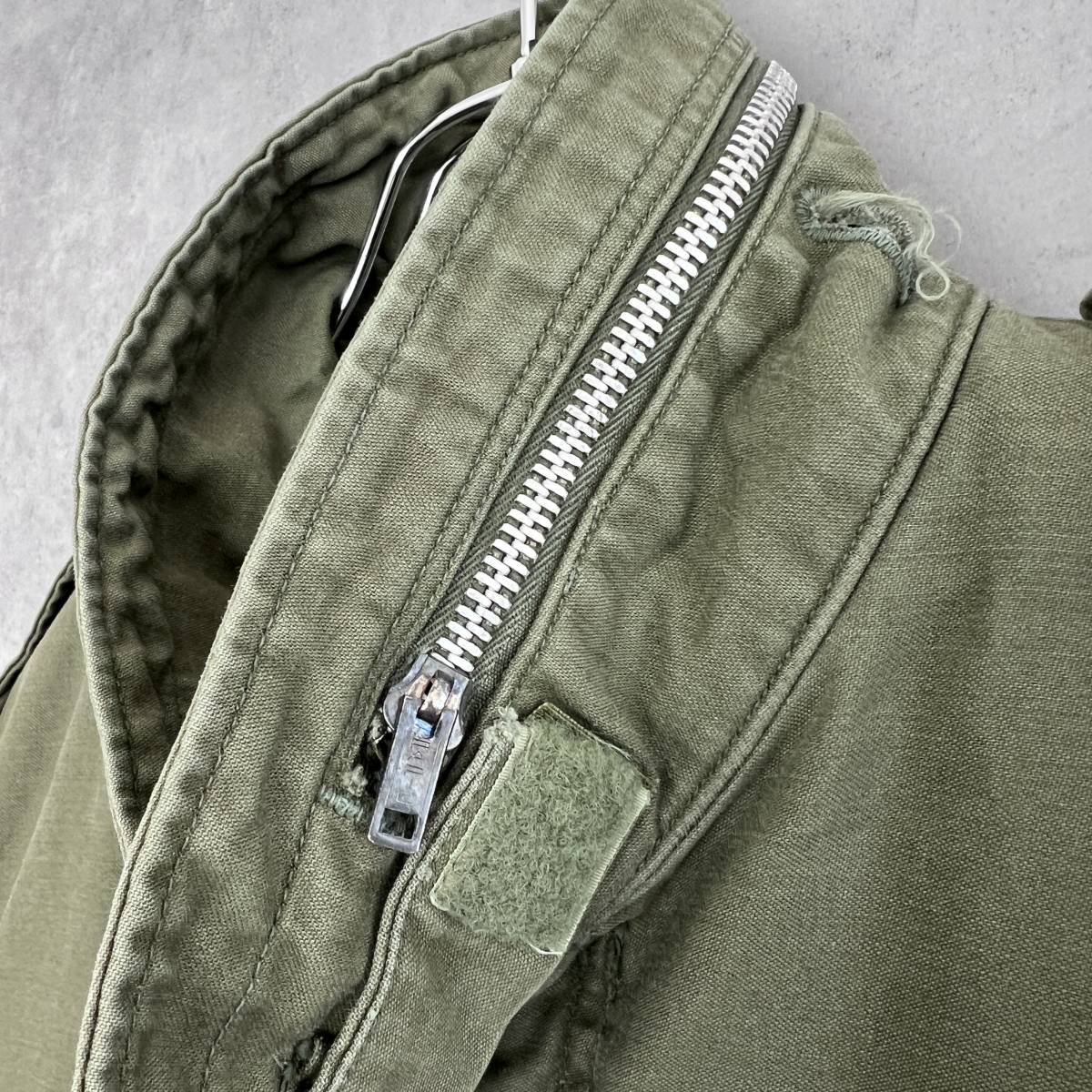 60s US.ARMY M-65 2nd アルミジップ ミリタリージャケット SMALL SHORT 1967年 SOSEW STYLES INC_画像4