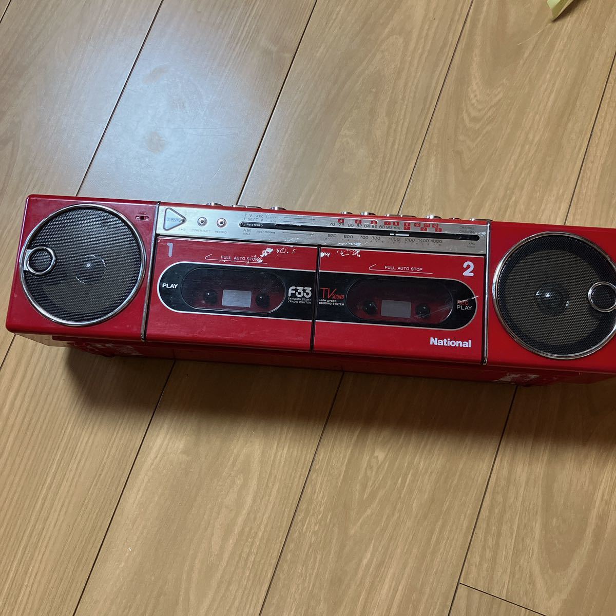 National 昭和レトロ ラジオカセットレコーダー - ラジオ National 昭和レトロ ラジオカセットレコーダー - ラジオ