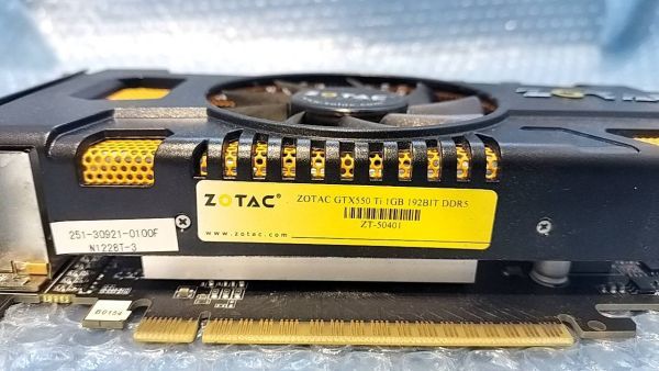 N79 ZOTAC GTX550 1GB Ti DVI HDMI PCI-Express グラフィックボード G_画像2