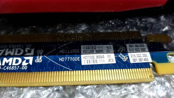 N81 AMD Radeon HD7770 1GB HD7770DE 109-C46857-00 DVI HDMI PCI-Express グラフィックボード T_画像4