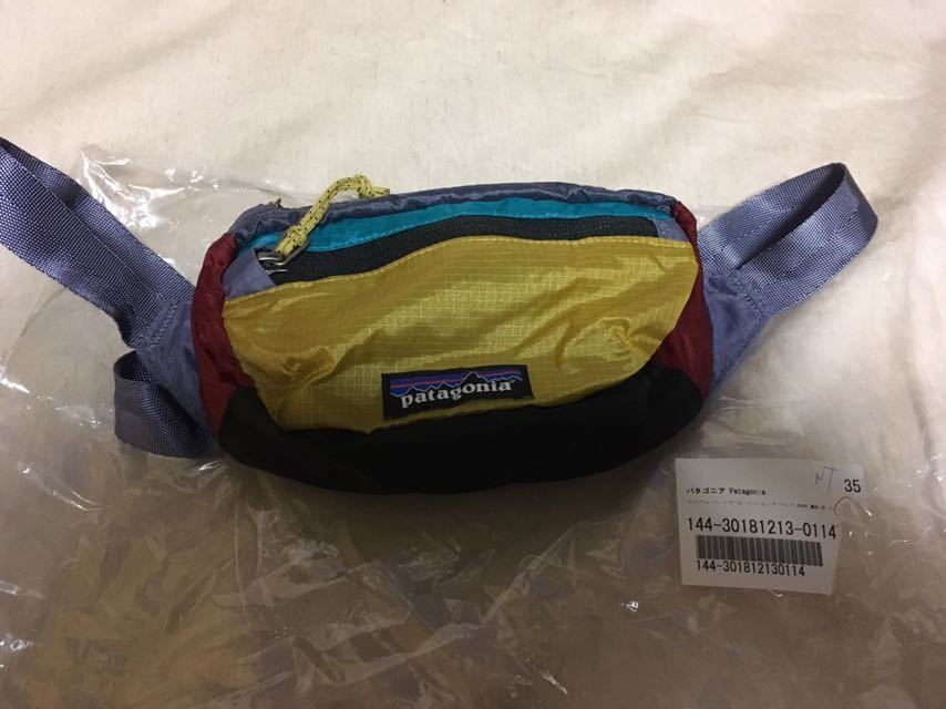 新品 FA16 patagonia ライトウェイトトラベルミニヒップパック ウエストバッグ ウエストポーチ マルチカラー クレイジー パッチワーク_画像1