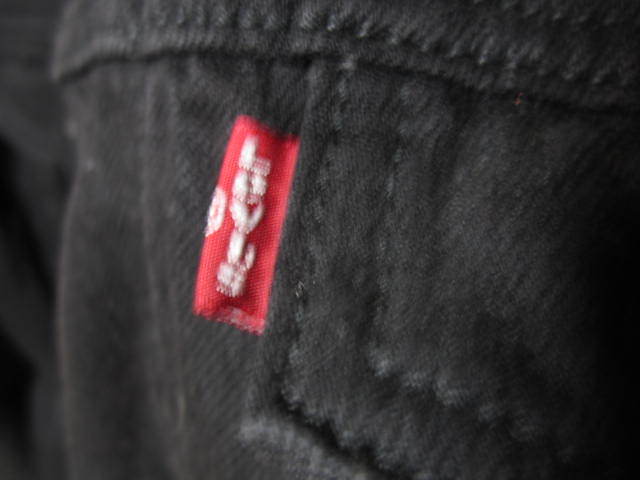 levi's 　ブラック　トラッカージャケット　黒　72334-0144　　サイズＭ　使用２,３回　美品　コットン_画像7