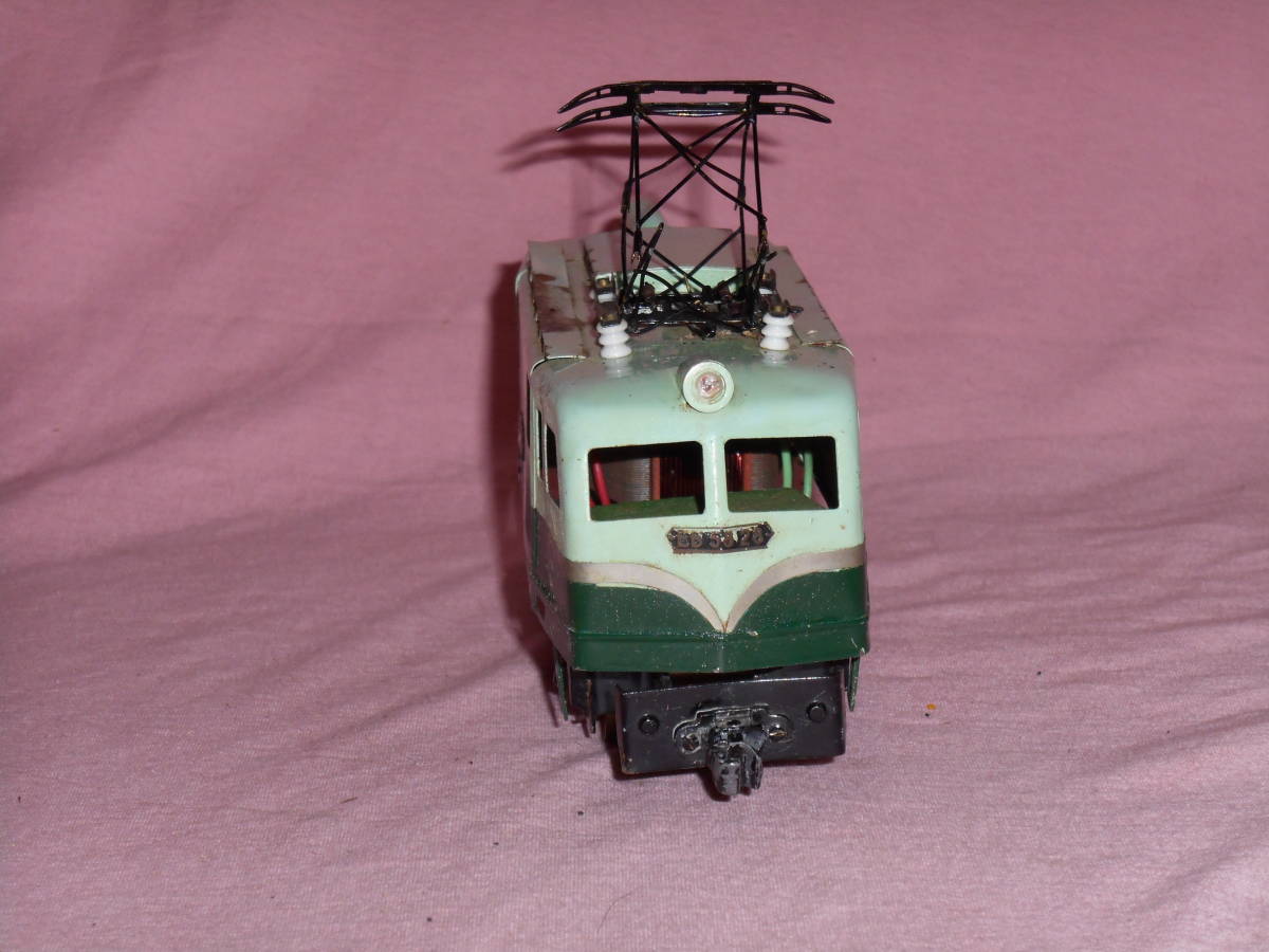  old O gauge 1*EB58* electric locomotive * green color *KTM*ka loading 