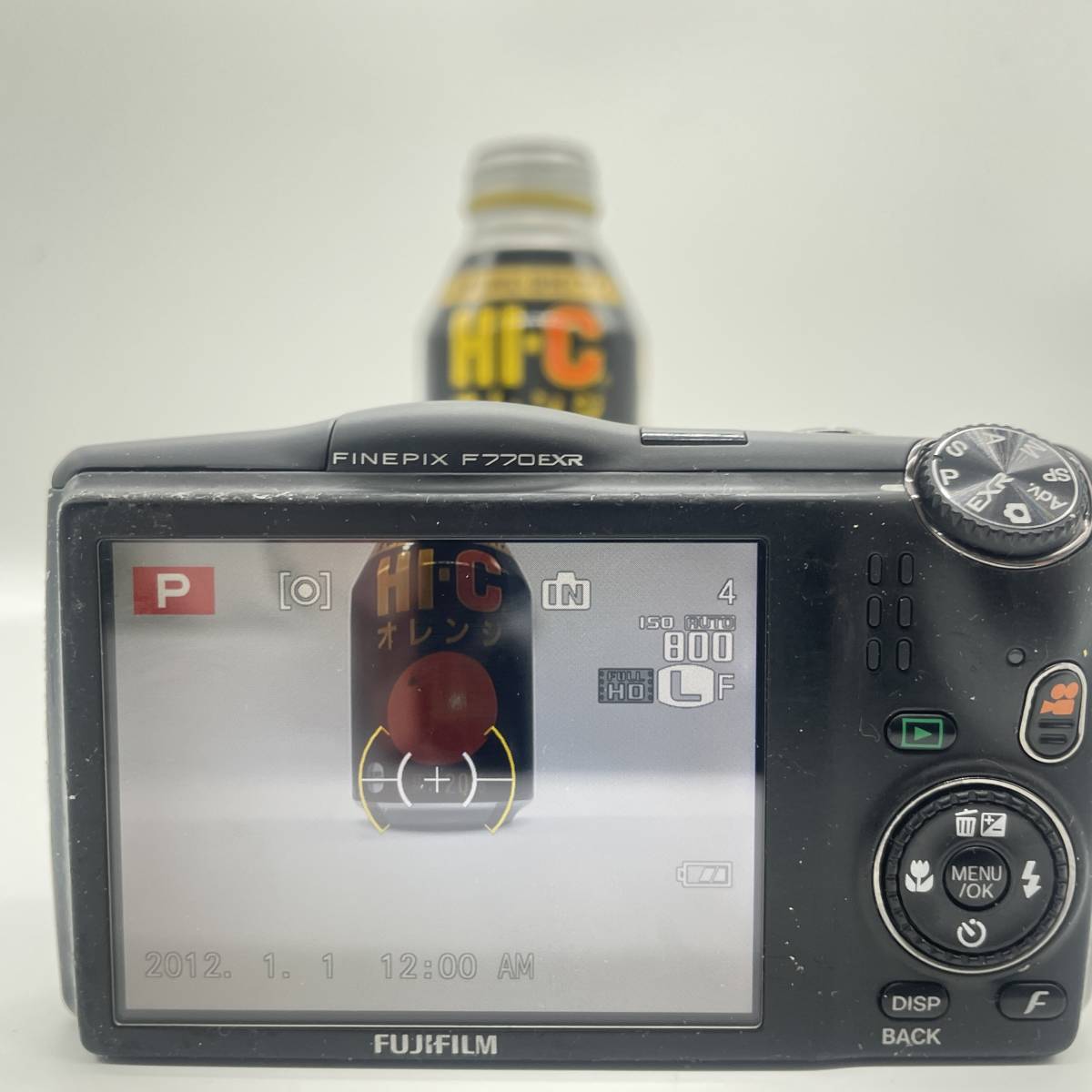 【簡易動作確認済】FUJIFILM FINEPIX F770EXR BLACK　コンデジ　デジカメ　デジタルカメラ　シャッター&フラッシュ動作OK_画像3