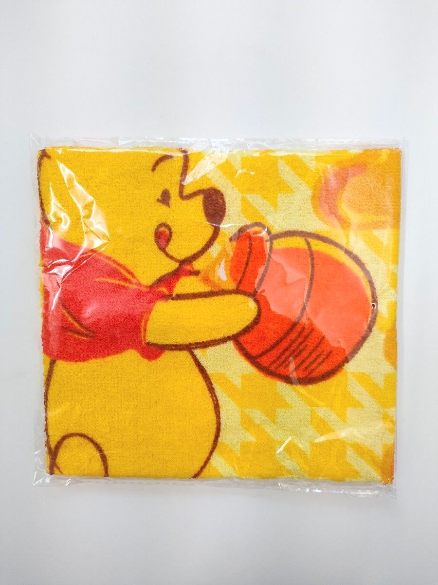 【新品未使用】くまのプーさん　ハンドタオル　タオルハンカチ　キッチンタオル　第一生命　非売品　Disney　プーさん　Pooh